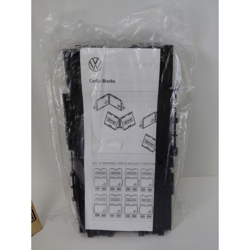 NEW Genuine OEM Volkswagen VW CarGo Blocks ~ Set of 8 ~ NIP Sealed Package